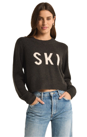 Z Supply Ski Milan Sweater | Black Sand | $70