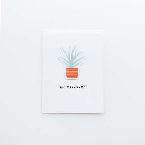Joy Paper Company Sticker Card | Get Well | $8