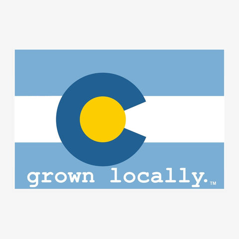 Aksels Vinyl Large | Grown Locally Baby Blue | Stickers | $5