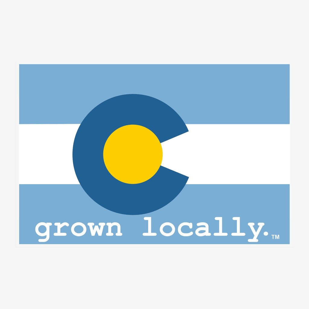 Aksels Vinyl Small | Grown Locally Baby Blue | Stickers | $4