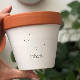 Rally & Roots Zodiac Planter | Libra | Home & Gifts | $30