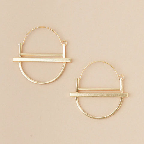 Scout Refined Collection | Saturn Hoop Gold | Earrings | $30