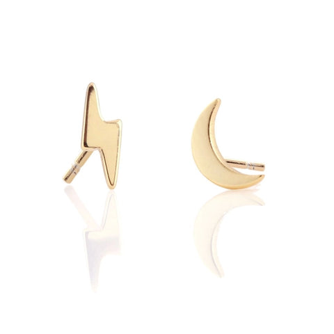 Kris Nations Stud | Thunder Moon Gold | Earrings | $43