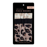 Kitsch Adult Face Mask 3-Pack | Leopard | $4.50