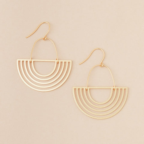 Scout Refined Collection | Solar Rays Gold | Earrings | $24